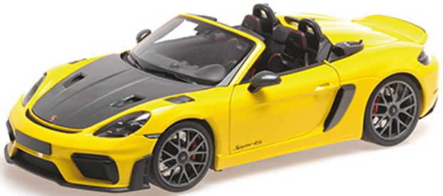 [予約]MINICHAMPS(ミニチャンプス) 1/18 (ダイキャスト製) ポルシェ スパイダー RS 2024 レーシングイエロー/ヴァイザッハパッケージ ※再受注