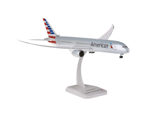hogan wings 1/200 787-9  アメリカン航空  WIFIアンテナ付 ※プラスチック製・スナップフィット、ランディングギア・スタンド付属