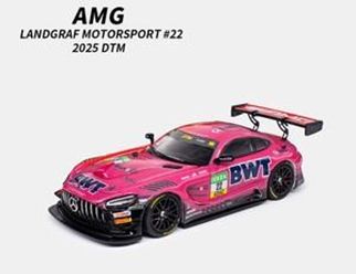 [予約]NZG 1/64 (ダイキャスト製) メルセデス AMG GT3 EVO 2025 DTM ランドグラフ・モータースポーツ #22