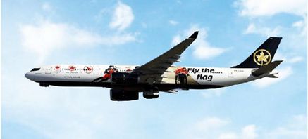 [予約]フェニックス 1/400 (ダイキャスト製) A330-300 Air Canada fly the flag C-GEGC