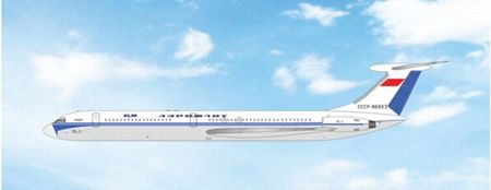 [予約]フェニックス 1/400 (ダイキャスト製) IL-62 Aeroflot/KLM CCCP-86653