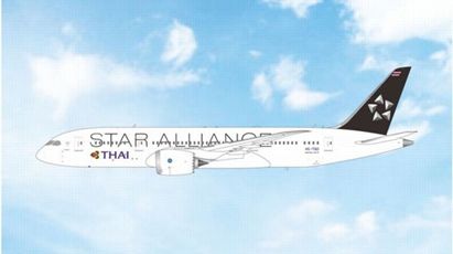 [予約]フェニックス 1/400 (ダイキャスト製) 787-8 Thai Airways star alliance HS-TQO