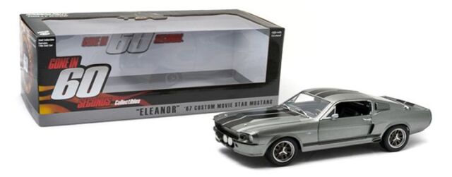 [予約]グリーンライト 1/18 (ダイキャスト製) Gone in Sixty Seconds (2000) - 1967 Ford Mustang "Eleanor"