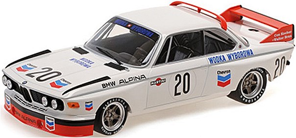 [予約]MINICHAMPS(ミニチャンプス) 1/18 (ダイキャスト製) BMW 3.0 CSL "BMW ALPINA" BRUN/KOCHER #20 24H スパ 1973  ※再受注