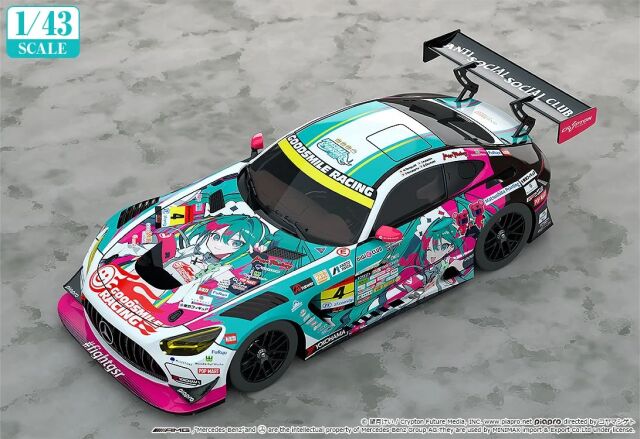 [予約]グッドスマイルレーシング 1/43 (レジン製) グッドスマイル 初音ミク AMG 2025 開幕戦Ver.