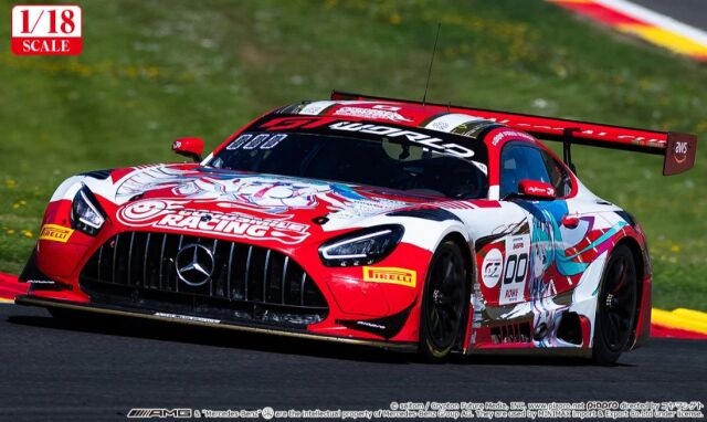 [予約]グッドスマイルレーシング 1/18 (レジン製) グッドスマイル 初音ミク AMG 2025 SPA24H Ver.