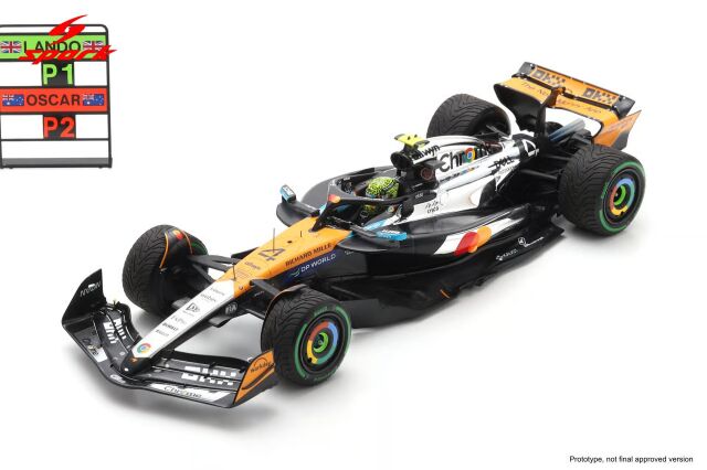Spark(スパーク) 1/18 (レジン製) McLaren MCL39 No.4 McLaren Formula 1 Team Winner British GP 2025 Lando Norris