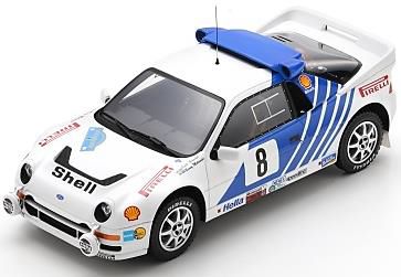[予約]Spark(スパーク) 1/18 (レジン製) Ford RS200 No.8 3rd Swedish Rally 1986 K.Grundel ? B.Melander