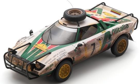 1/43Lancia Stratos HF #7 ミニカー ixo1977ラリー Lancia Stratos Hf #7 S. Munari-P. Sodano Safari Rally 1977