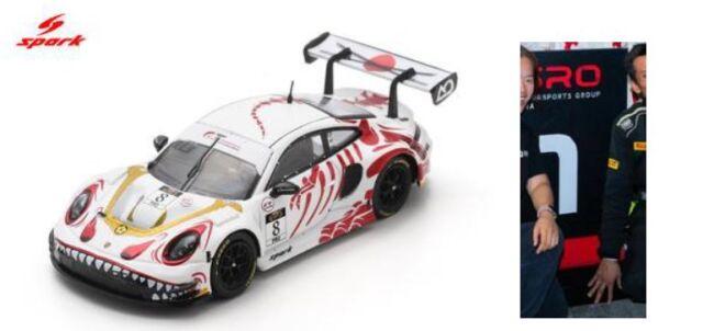 Spark(スパーク) 1/18 (レジン製) Porsche GT3 R No.8 AO Racing