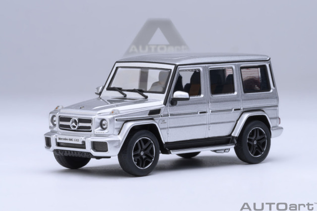 AUTOart(オートアート) コンポジットダイキャストモデル 1/64 (ダイキャスト製) メルセデス・AMG G 63 2017 （シルバー）