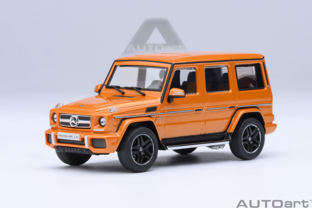 AUTOart(オートアート) コンポジットダイキャストモデル 1/64 (ダイキャスト製) メルセデス・AMG G 63 2017 （オレンジ）