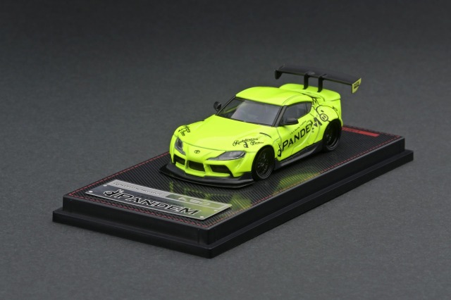 ignition model(イグニッションモデル) 1/64 PANDEM Supra (A90) イエローグリーン