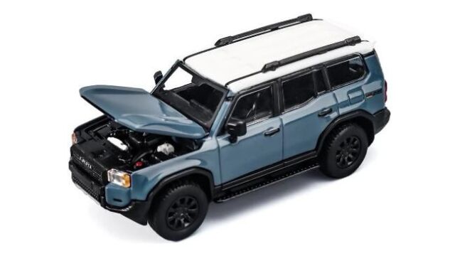 Trends Hobby 1/64 (ダイキャスト製) Toyota Land Cruiser 250 ブルー