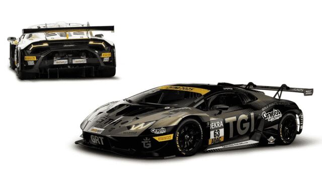 [予約]Trends Hobby 1/64 (ダイキャスト製) Lamborghini Huracan GT3 EVO2 DTM 2025 #63