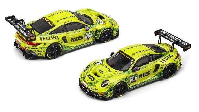 Trends Hobby 1/64 (ダイキャスト製) Porsche 911 GT3 R DTM 2024 イエロー