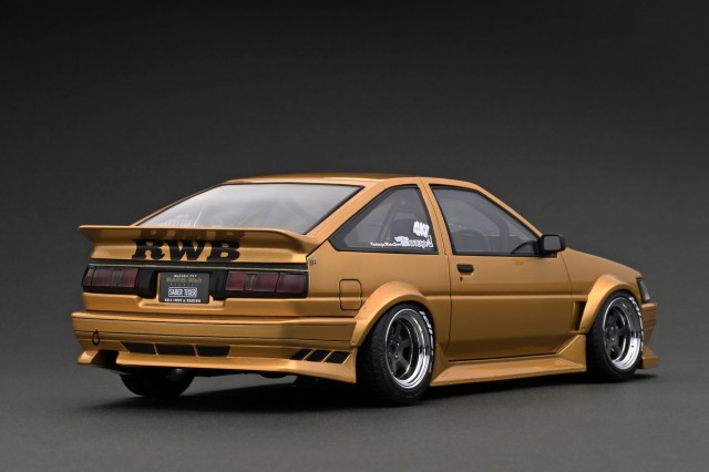 イグニッションモデル IG 1/18 RWB AE86  ミニカー