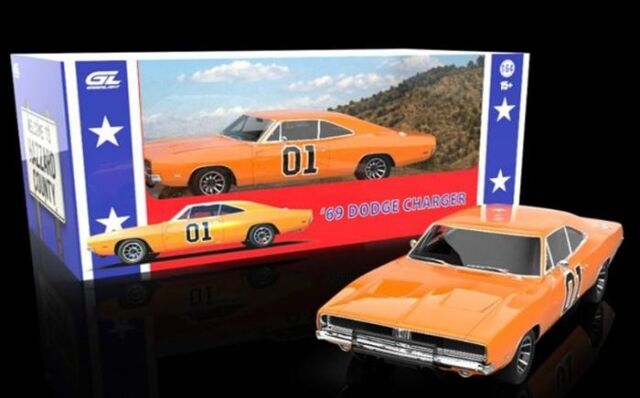 [予約]グリーンライト 1/64 (ダイキャスト製) 1969 Dodge Charger R/T - Orange - Hazzard County 
