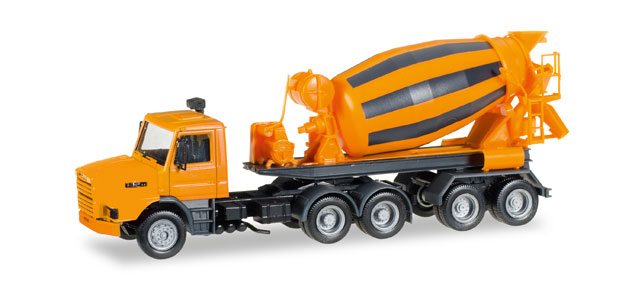 herpa Cars&Trucks 1/87 スカニア 142 Hauberコンクリートミキサー セミトレーラー