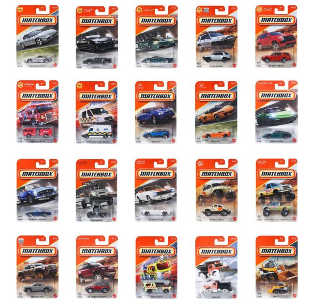 [予約]MATCHBOX 1/64 (ダイキャスト製) ベーシックカー アソート
