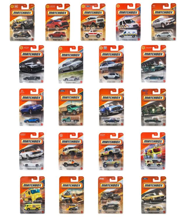 [予約]MATCHBOX  (ダイキャスト製) ベーシックカー アソート