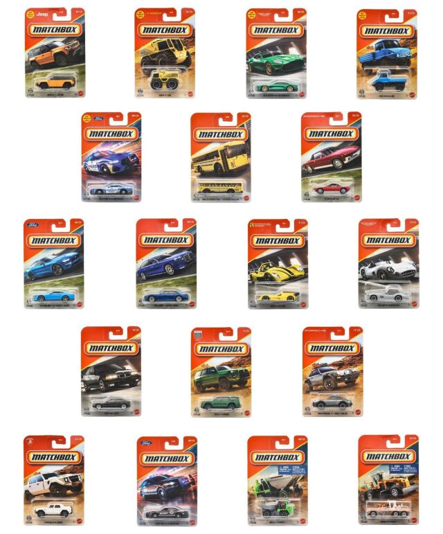 [予約]MATCHBOX 1/64 (ダイキャスト製) ベーシックカー アソート