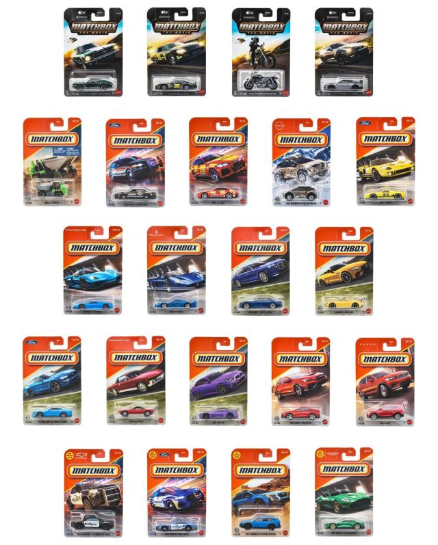 [予約]MATCHBOX 1/64 (ダイキャスト製) ベーシックカー アソート