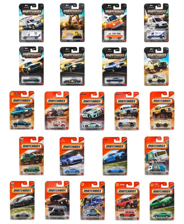 [予約]MATCHBOX 1/64 (ダイキャスト製) ベーシックカー アソート