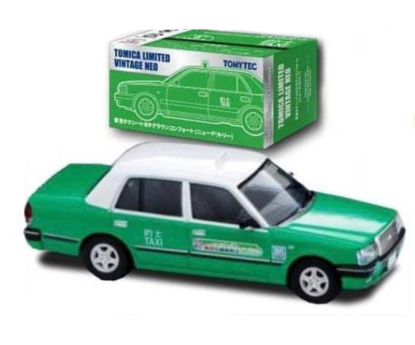 香港限定 TOMICA LIMITED VINTEGE NEO 香港タクシー トヨタ クラウン コンフォート [ニューテリトリー] グリーン