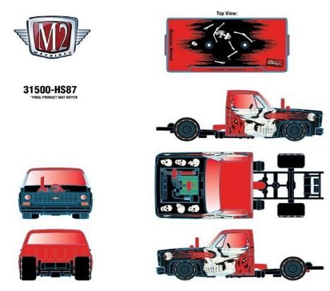 [予約]M2 Machines 1/64 (ダイキャスト製) 1973 Chevrolet Cheyenne Super 10