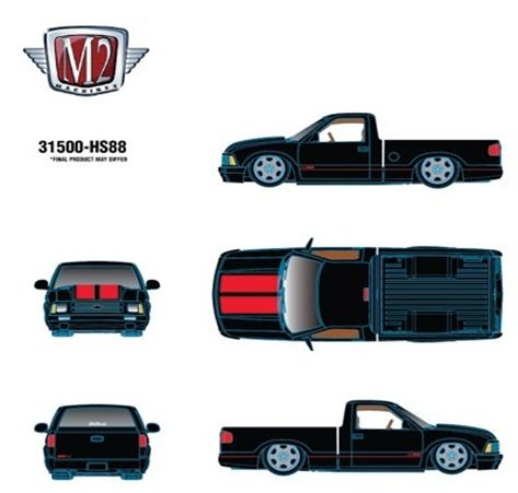[予約]M2 Machines 1/64 (ダイキャスト製) 1995 Chevrolet S10 SS