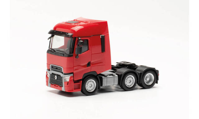 herpa Cars&Trucks 1/87 ルノー T フェイスリフト トラクター 6x2 レッド