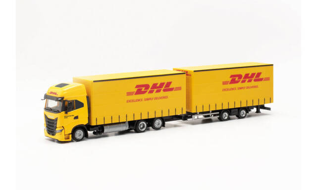 herpa Cars&Trucks 1/87 イベコ S-way ボリュームトレーラー “DHL”