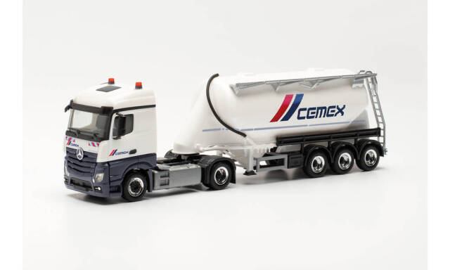 herpa Cars&Trucks 1/87 メルセデスベンツ アクトロス ストリームスペース バルクサイロセミトレーラー “Cemex”