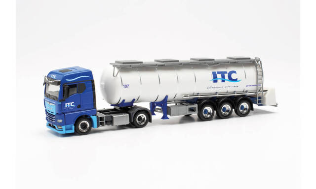 herpa Cars&Trucks 1/87 MAN TGX GM フードタンクセミトレーラー “ITC”