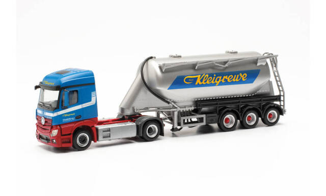 herpa Cars&Trucks 1/87 メルセデスベンツ アクトロス ストリームスペース 2.3 バルクサイロセミトレーラー “Kleigrewe”