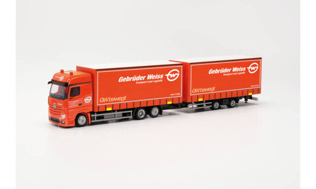 herpa Cars&Trucks 1/87 メルセデスベンツ アクトロス ビッグスペース `18 ボリュームトレーラートラック “Gebrüder Weiss”