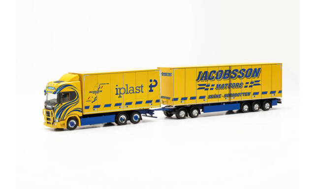 herpa Cars&Trucks 1/87 スカニア CS 20 HD swedish ボックストラック “Jacobsson”
