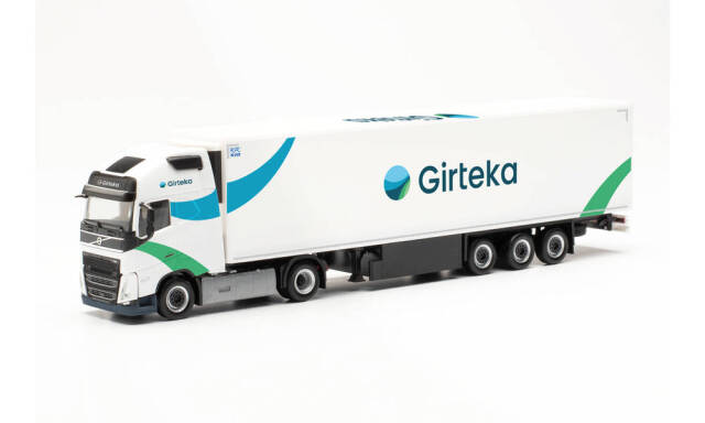 herpa Cars&Trucks 1/87 ボルボ FH Gl. XL 2020 冷蔵ボックス セミトレーラー “Girteka”