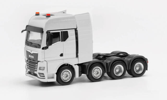 herpa Cars&Trucks 1/87 MAN TGX GX 大型トラクター 4軸 (エアサスペンション 8x4) ホワイト