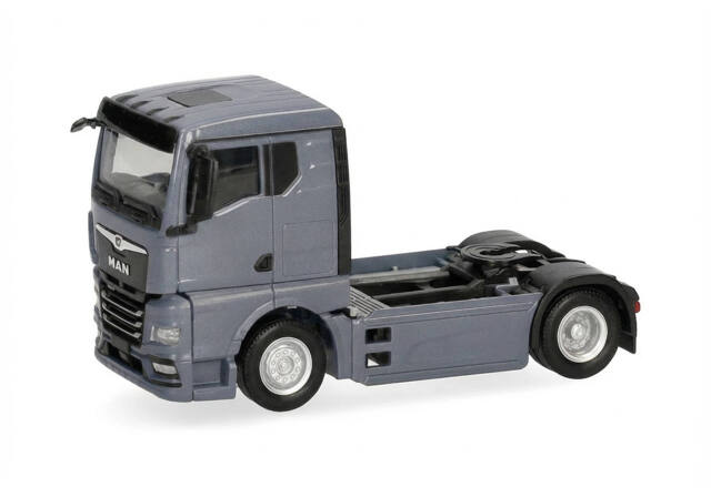 [予約]herpa Cars&Trucks 1/87 (プラスチック製) MAN TGX GN リジッドトラクター 2軸 グレー