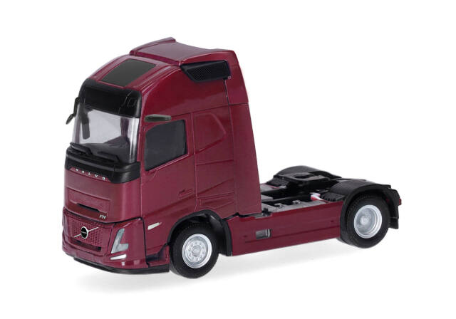 [予約]herpa Cars&Trucks 1/87 (プラスチック製) ボルボ FH エアロ グローブトロッター XL リジッドトラクター 2軸 クリムゾンレッド