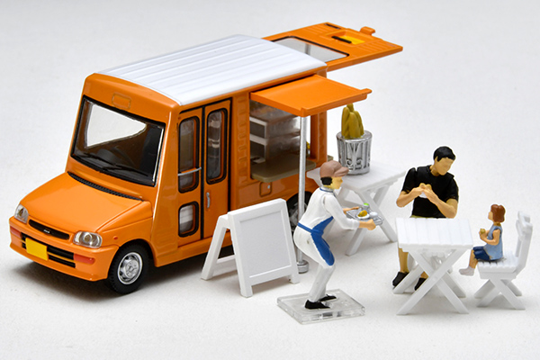 トミカリミテッドヴィンテージネオ 1/64 ジオコレ64 ＃カースナップ18a パン屋（ダイハツ ミラ ウォークスルーバン 移動販売車付属）