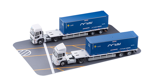 トミーテック 1/150 トレーラーコレクション ロジネットジャパン 31ftコンテナトレーラー 2台セット
