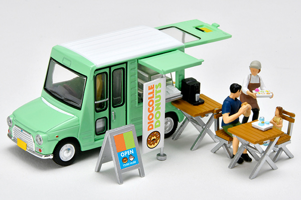 トミカリミテッドヴィンテージネオ 1/64 ジオコレ64 ＃カースナップ 24a ドーナツ屋
