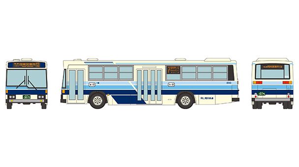 [予約]トミーテック 1/150 ザ・バスコレクション 岡山電気軌道 さよなら西工58MC