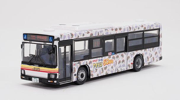 [予約]トミーテック 1/80 ＜JH060＞全国バスコレクション80 十王自動車 ペヤングソースやきそば50周年記念ラッピングバス