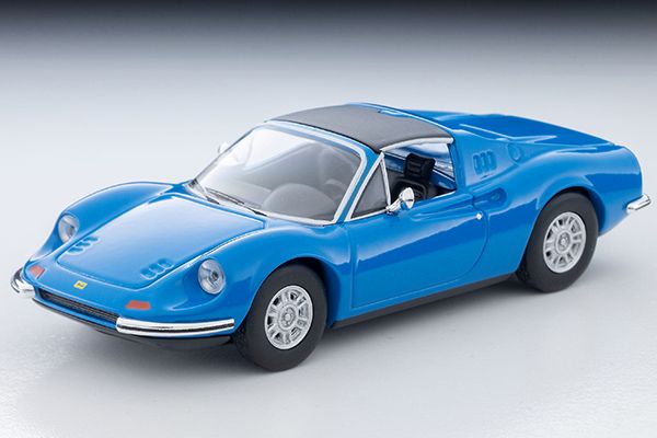 トミカリミテッドヴィンテージ 1/64 (ダイキャスト製) ディーノ 246 GTS（青）