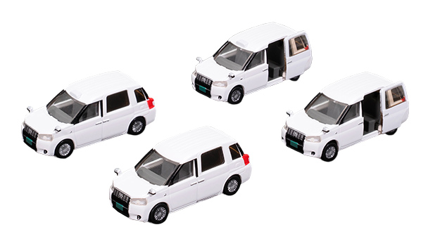[予約]トミーテック 1/150 ザ・カーコレクション 基本セット選(セレクト) JPNタクシー 白
