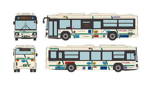 [予約]トミーテック 1/80 (プラスチック製) ＜ＪＨ０６６＞全国バスコレクション８０　平和交通